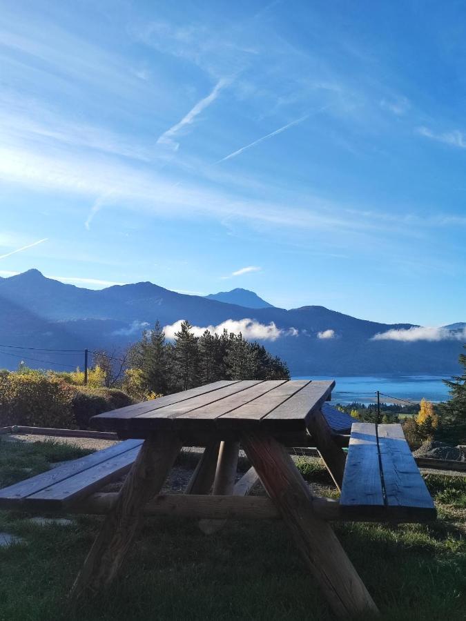 Chambre Vue Lac Av Piscine Prunières Exterior foto