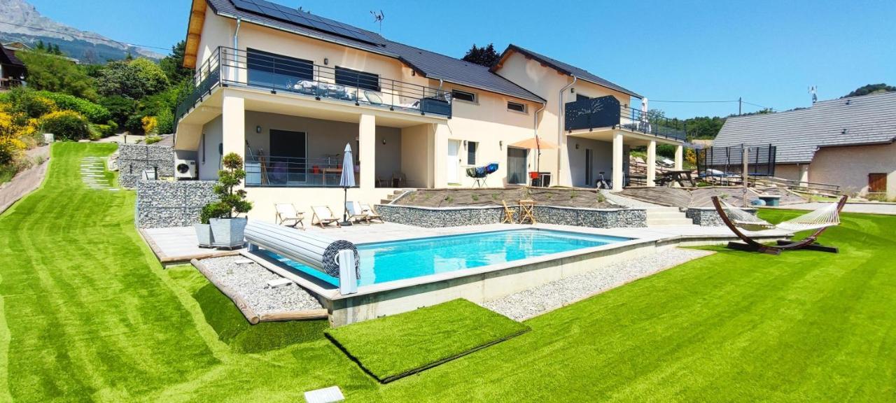 Chambre Vue Lac Av Piscine Prunières Exterior foto