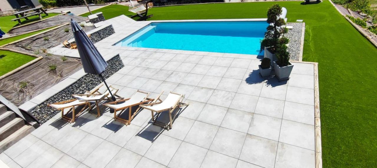 Chambre Vue Lac Av Piscine Prunières Exterior foto